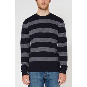 Reiss Mens Crewneck Striped Sweater